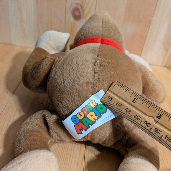 Mario Bros Brown and Cream Plush Gorilla Toy - Picture 5 of 5